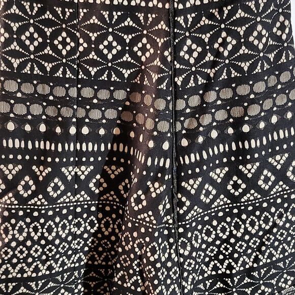 Donna Ricco Women's Printed Fit & Flare Dress Blac - Picture 4 of 5